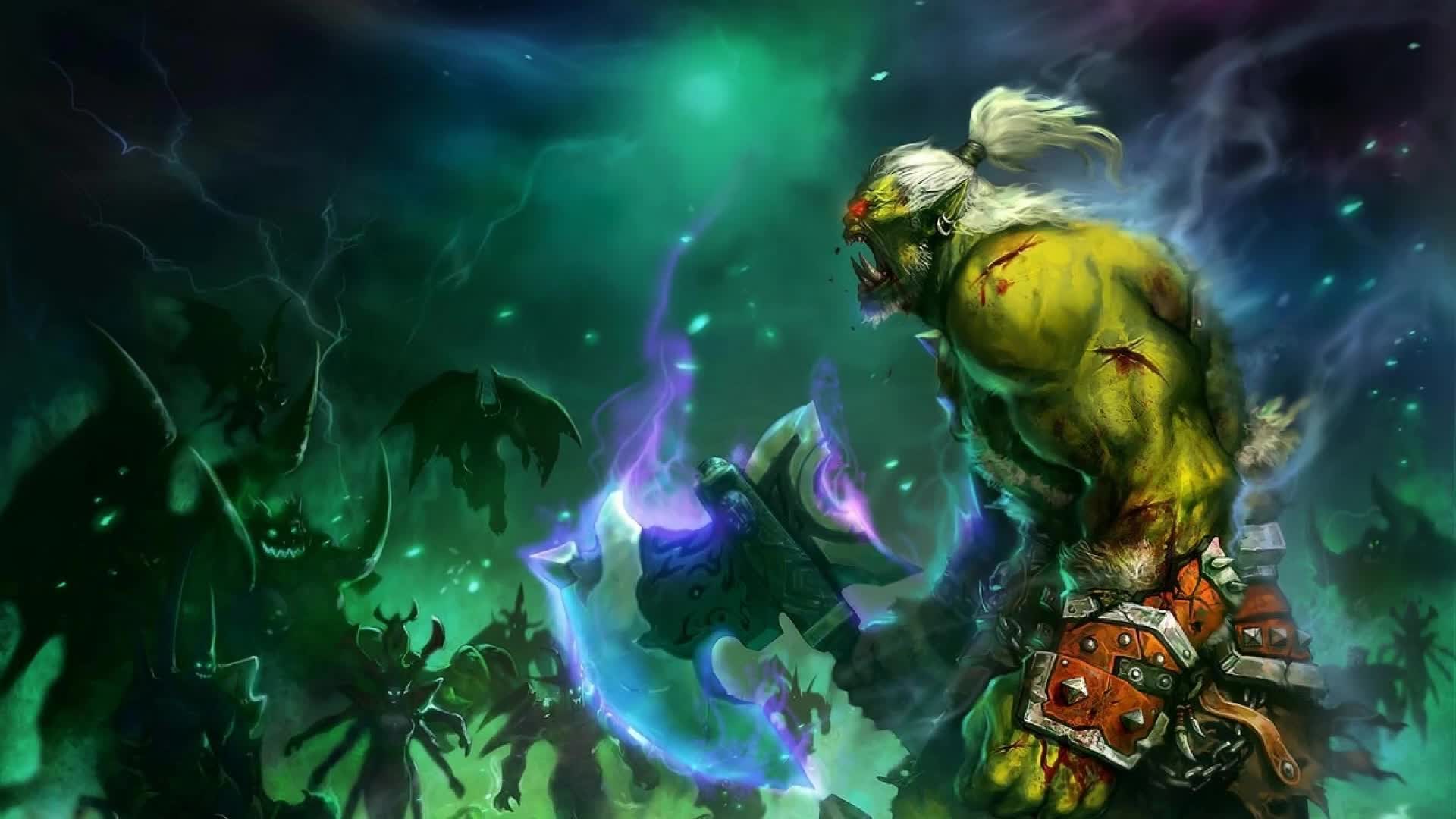 World of Warcraft Warrior Orc Live Wallpaper - Free Download