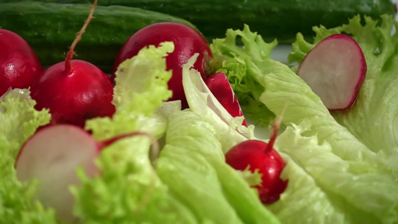 Stock Footage Washing Salad Ingredients Live Wallpaper - Free Download