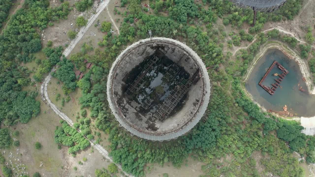 Stock Video Decaying Cooling Tower Live Wallpaper For PC - Free Download