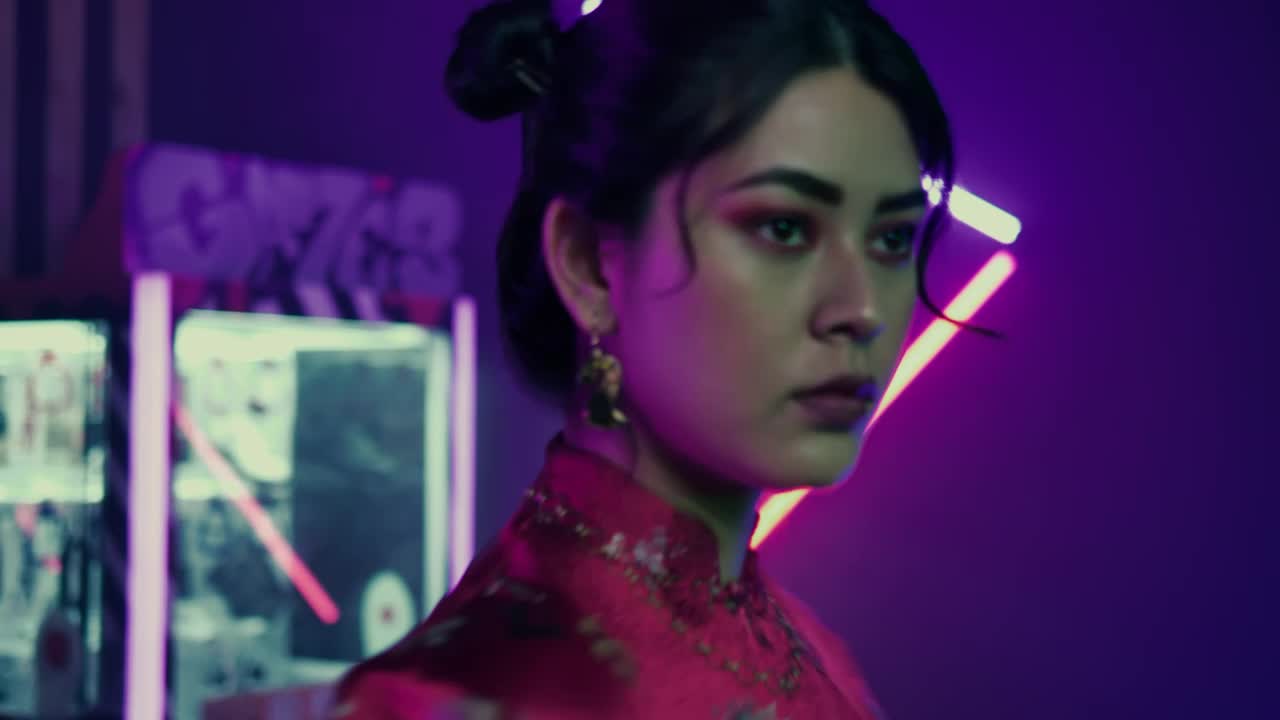 Video Stock Captivating And Elegant Woman In Kimono Live Wallpaper For PC - Free Download