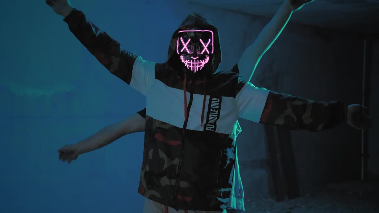 Stock Video Dancers Practicing A Choreography With Mask Live Wallpaper For PC - Free Download