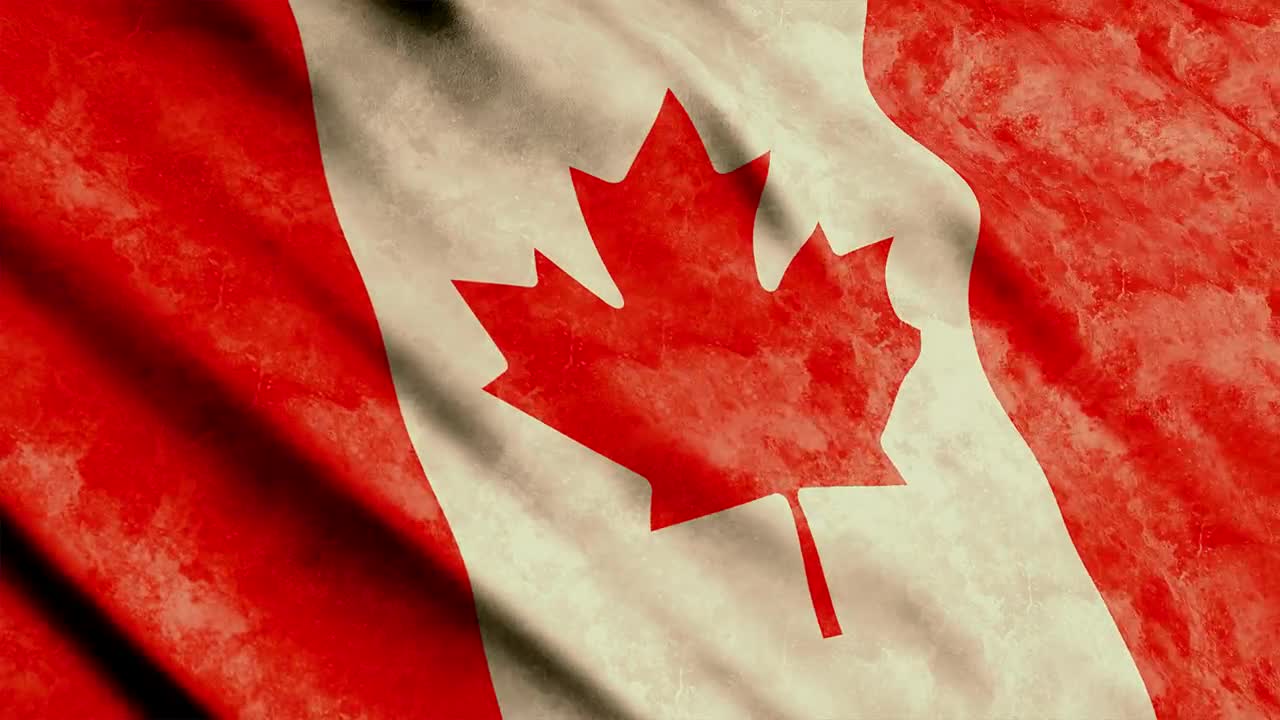 Video Stock Canada Flag Waving Live Wallpaper For PC - Free Download