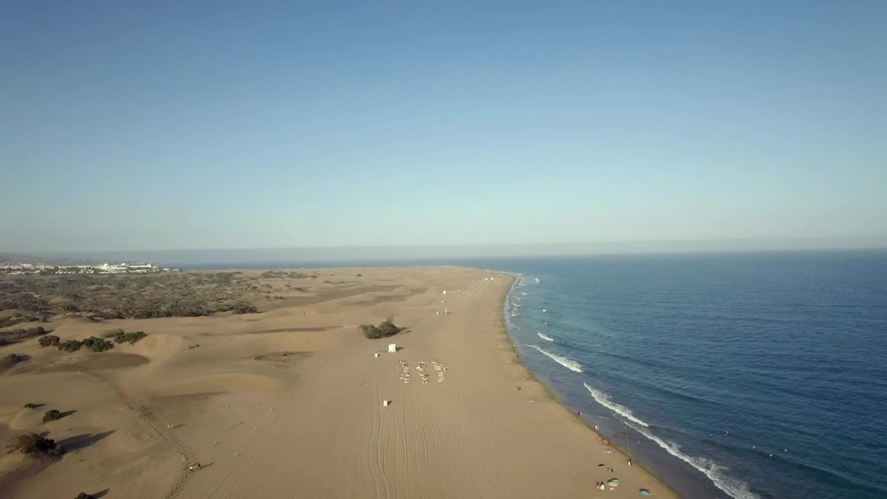 Stock Video Drone Flying Along The Coastline Of Gran Canaria Live Wallpaper For PC - Free Download