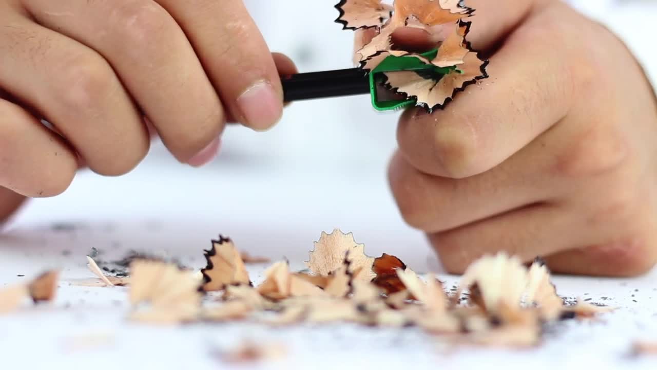 Stock Video Man Sharpening A Penci Animated Wallpaper - Free Download