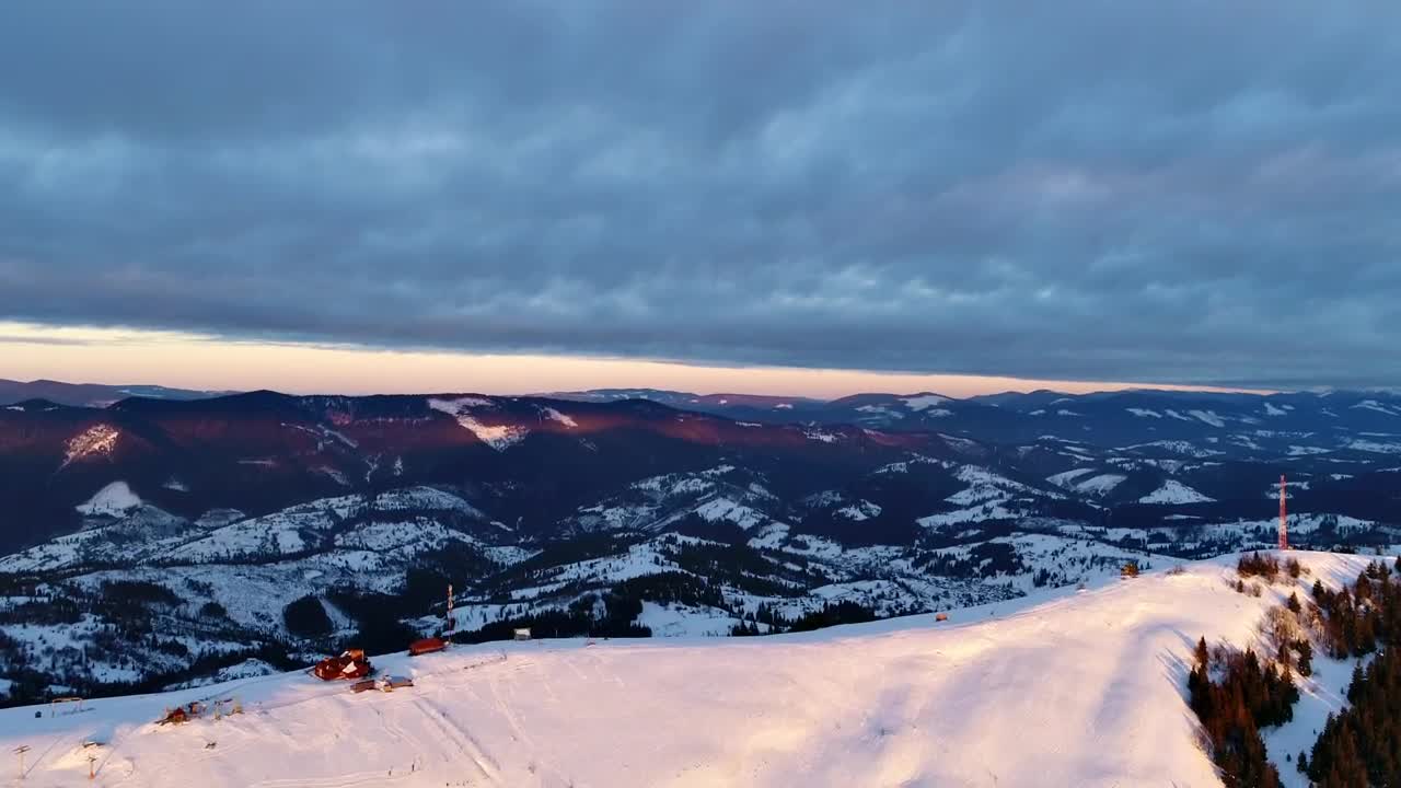 Stock Video Communications Tower In A Stunning Winter Landscape Live Wallpaper For PC - Free Download