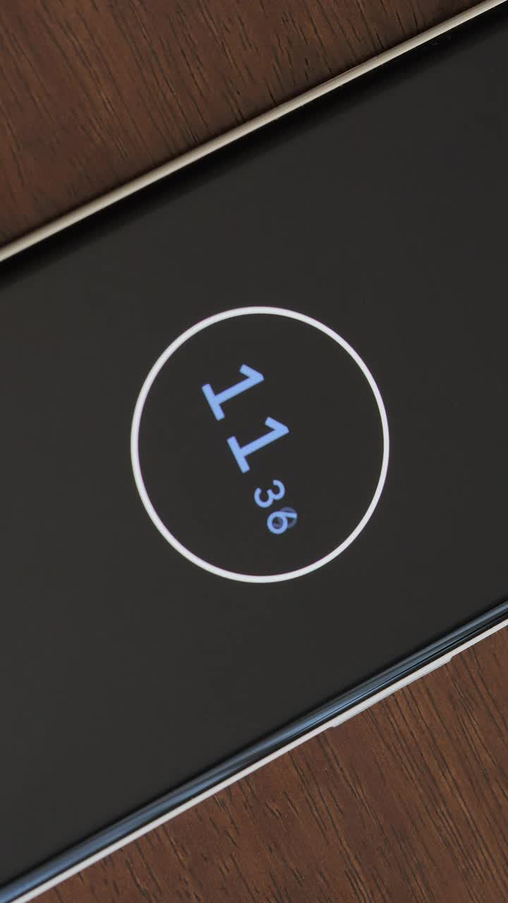 Free Video Stock timer of a smartphone in a close up shot Live Wallpaper - Free Download