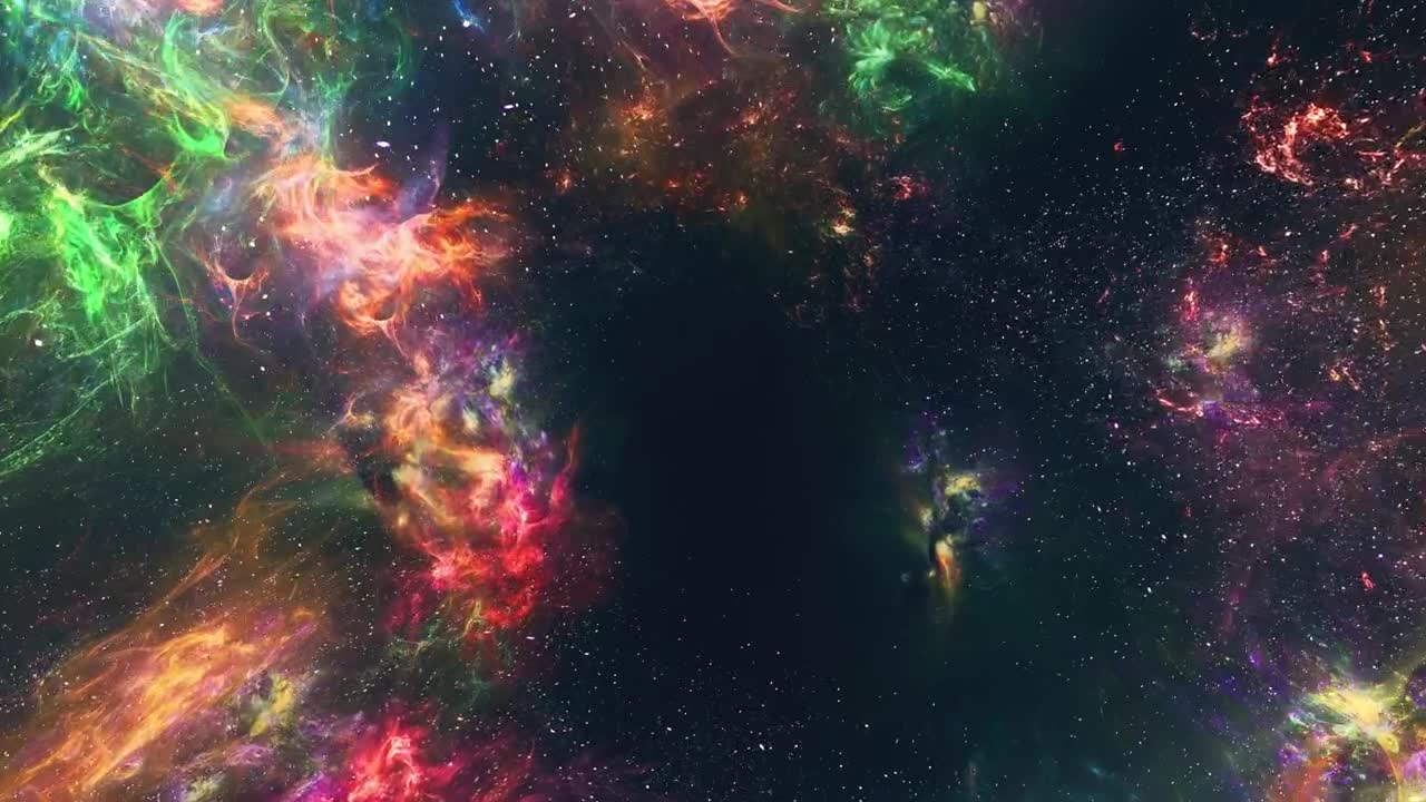 Free Video Stock Spectacular Fluorescent Colored Nebulae In Universe Live Wallpaper - Free Download