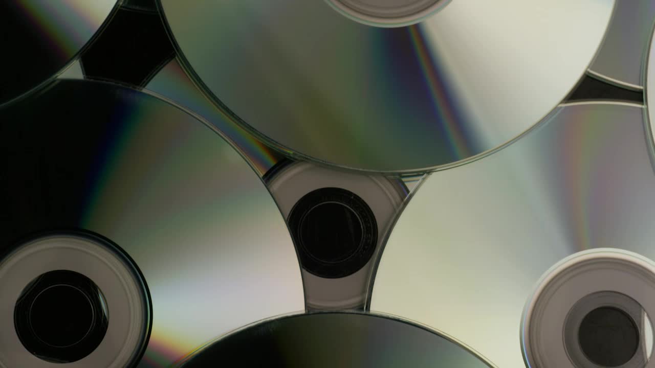 Stock Video Compact Discs Spinning Slowly Live Wallpaper For PC - Free Download