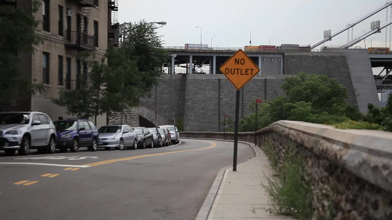 Free Video Stock Street Sign By The Washington Bridge Live Wallpaper - Free Download