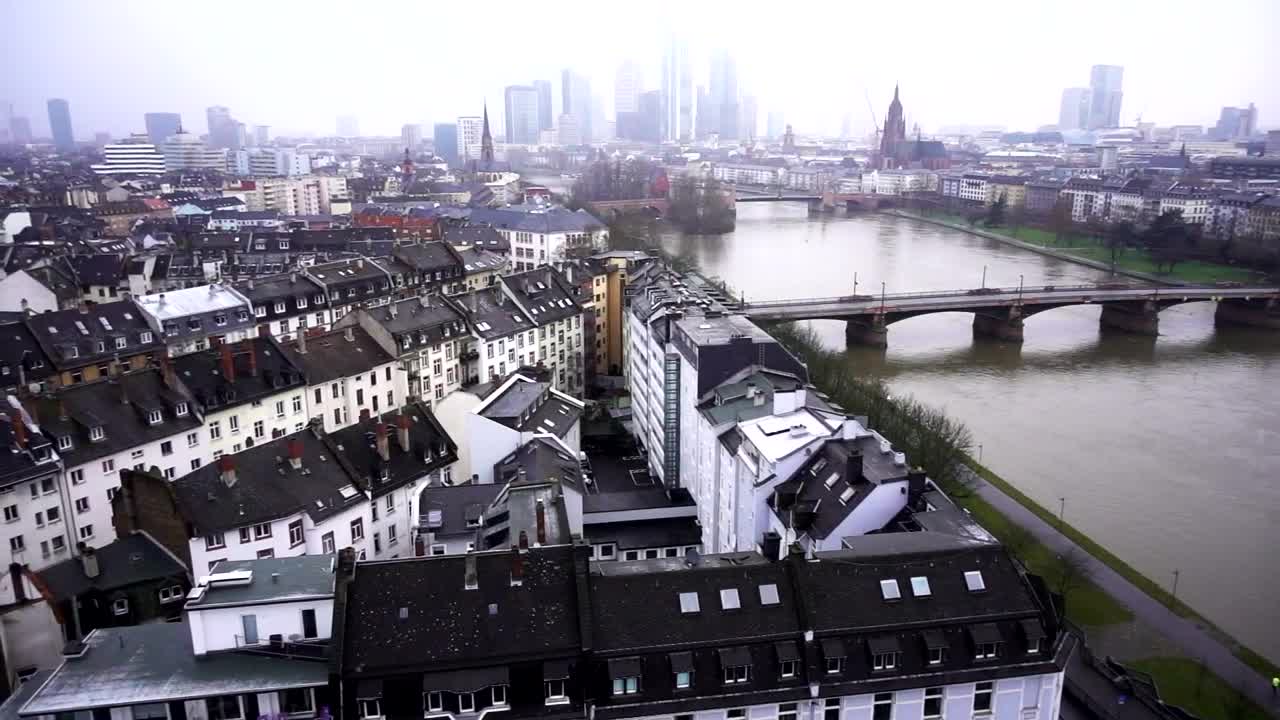 Stock Video German City During Winter High Shot Live Wallpaper For PC - Free Download