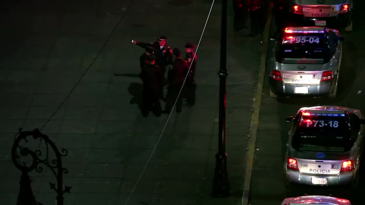 Video Stock Policemen Gathered On The Street Live Wallpaper Free - Free Download
