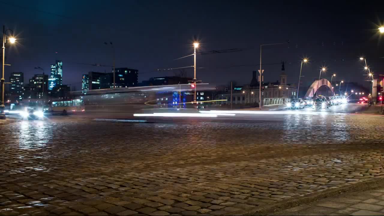 Free Stock Video Rush Hour At The City Center At Night Live Wallpaper - Free Download
