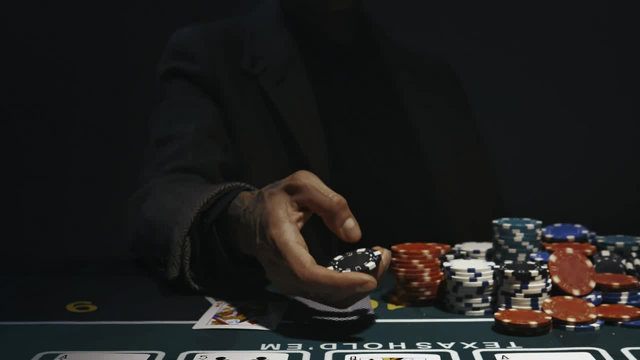 Video Stock Person Throwing A Casino Chip Live Wallpaper Free - Free Download