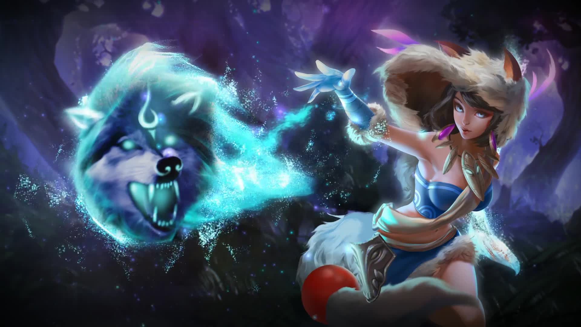 League of Angels 2 Wolf Girl HD Live Wallpaper - Free Download