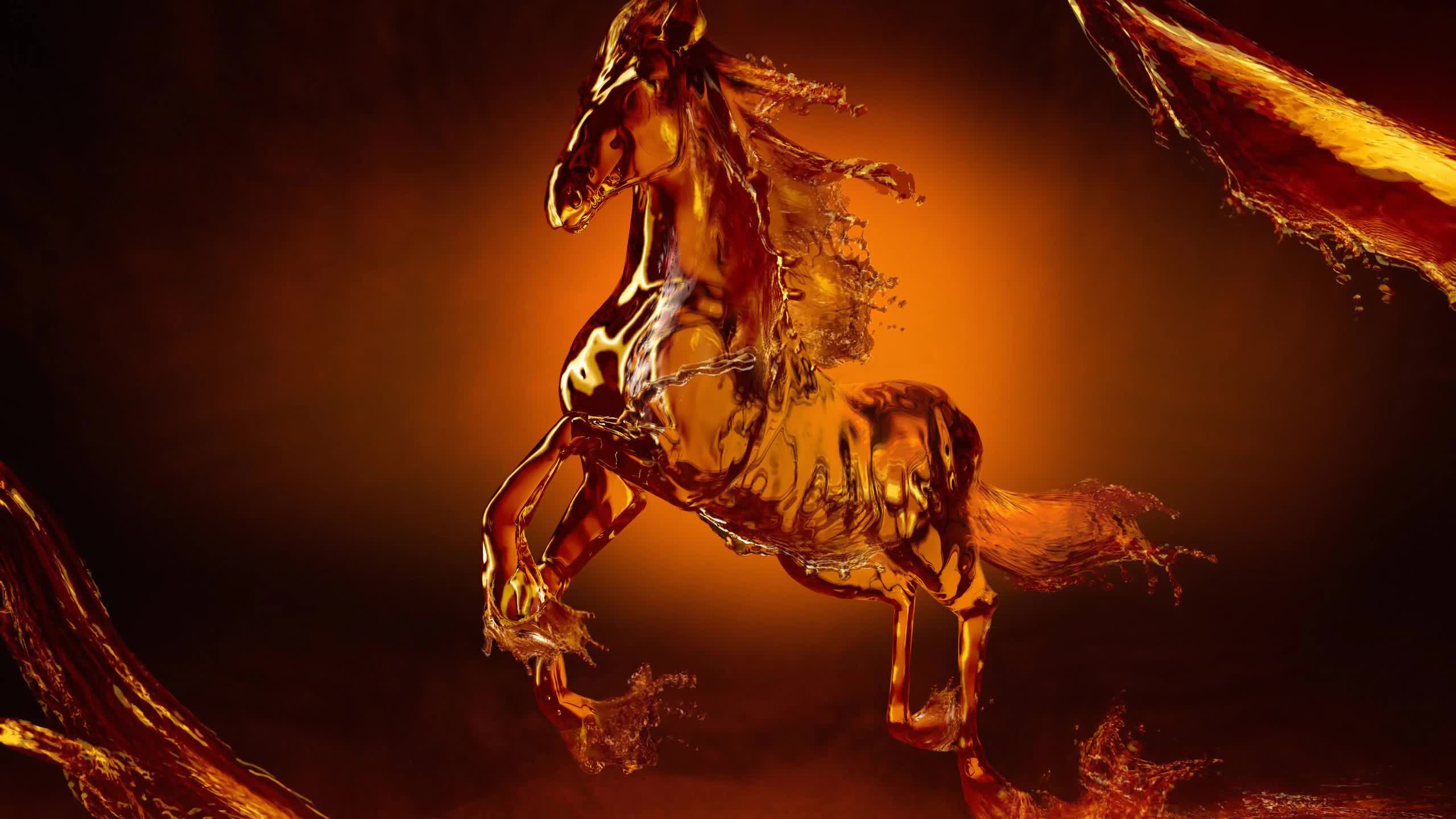 Liquid  Horse  2K  Live  Wallpaper - Free Download