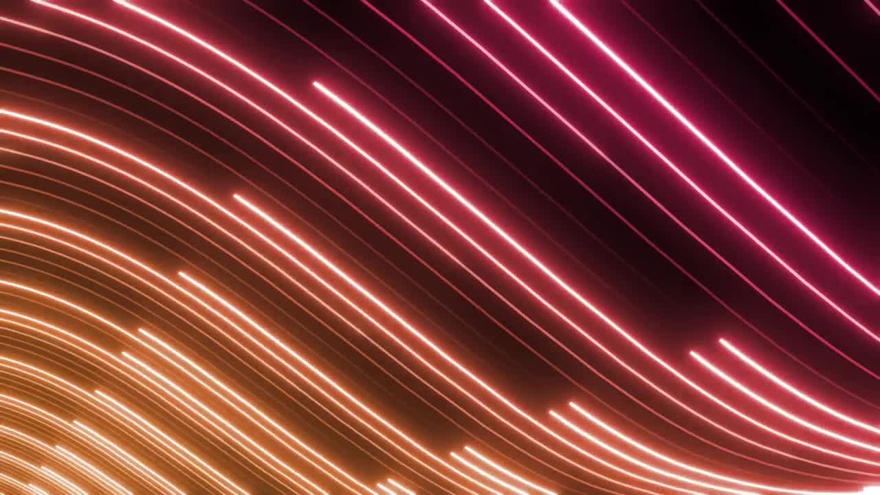 Free Video Stock surface of light lines gradient pink to orange Live Wallpaper - Free Download