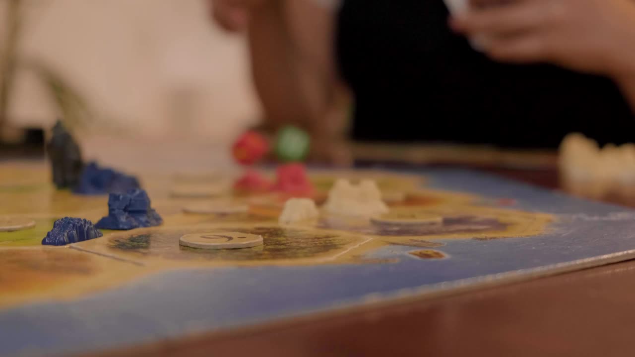 Stock Video Detailed Shot Of A Board In A Game Of Catan Live Wallpaper For PC - Free Download