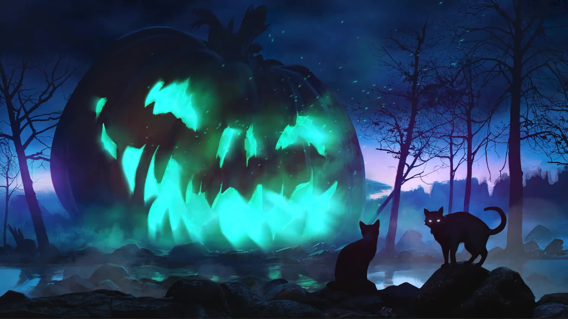 Daniel Conway Giant Halloween Pumpkin Live Wallpaper - Free Download