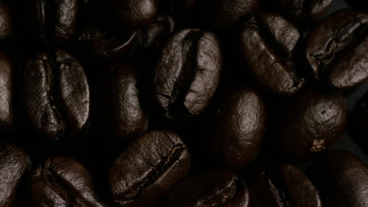 Video Stock Close Up Of Roasted Coffee Beans Live Wallpaper For PC - Free Download