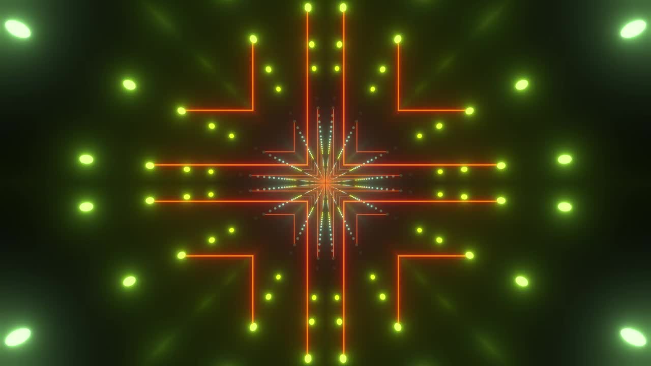 Video Stock Circled Surface With Warm Lights Flashing Live Wallpaper For PC - Free Download