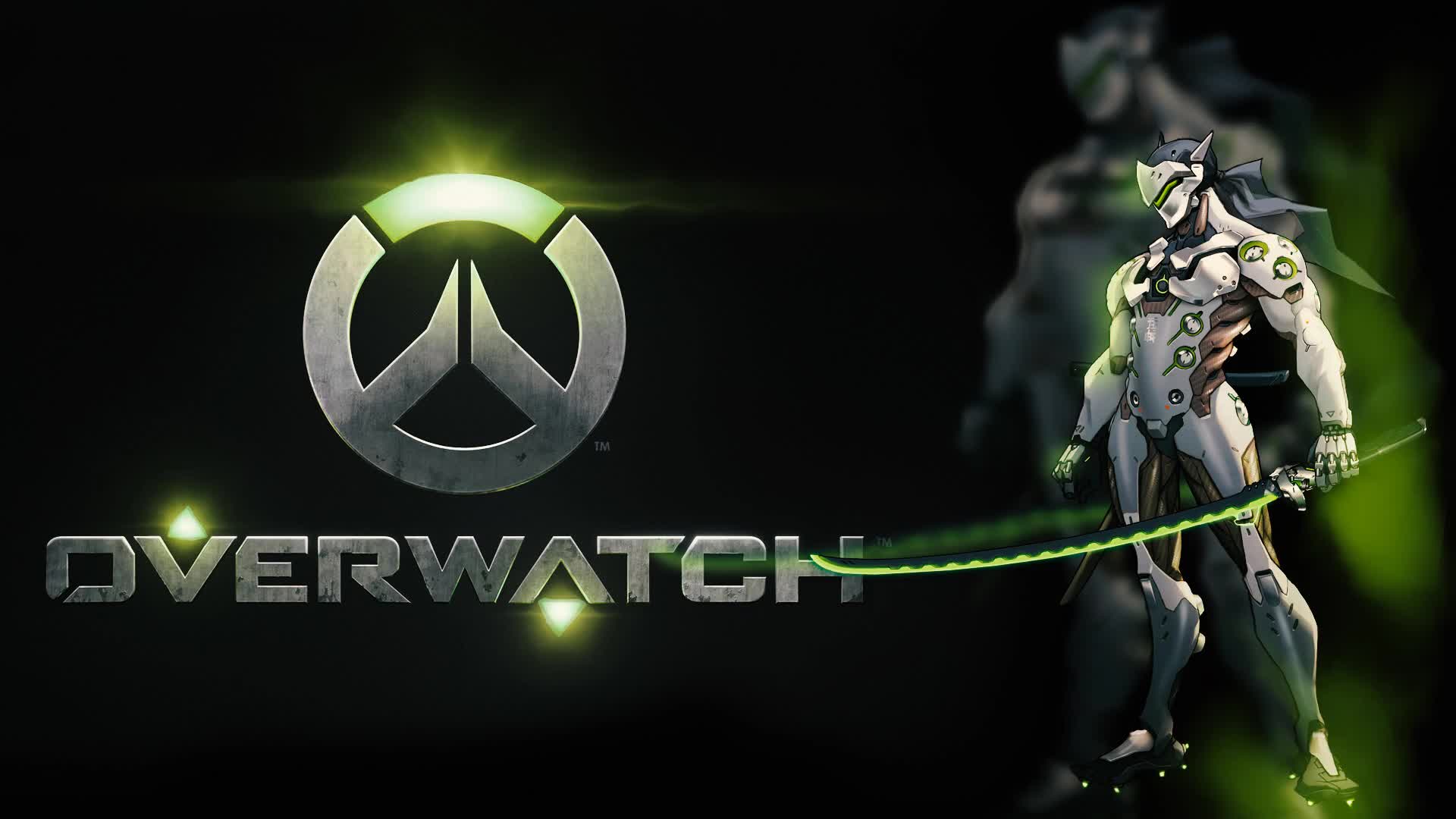 Genji  Overwatch  Green  Smoke  Live  Wallpaper - Free Download