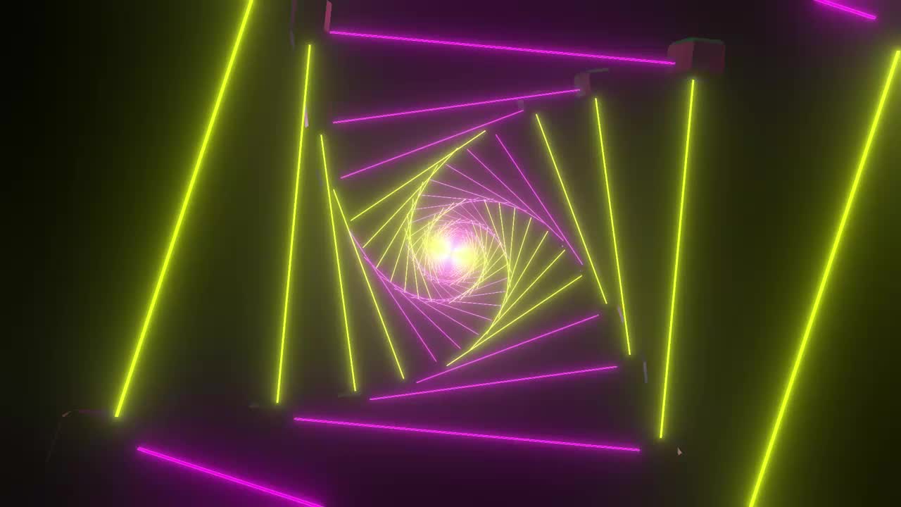 Stock Video Crossing A Tunnel Of Flickering Lines Of Light Live Wallpaper For PC - Free Download