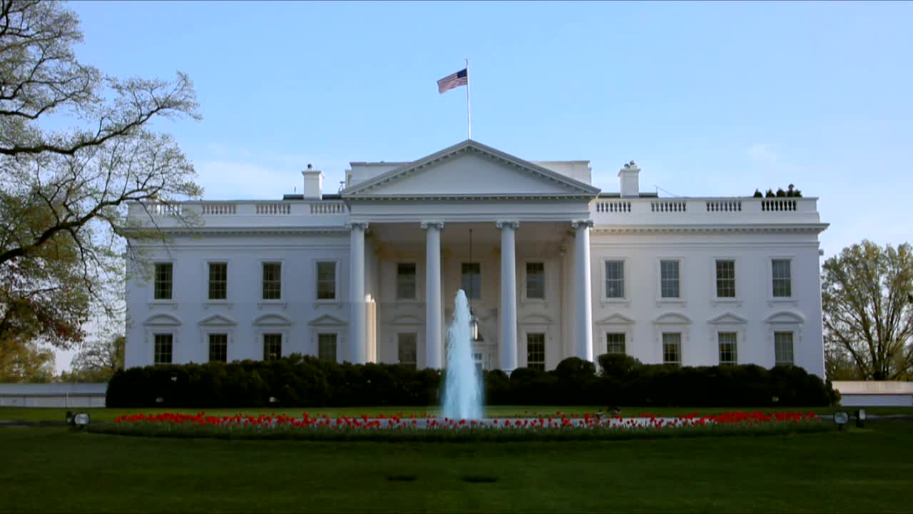 Stock Footage White House In The Spring Live Wallpaper - Free Download