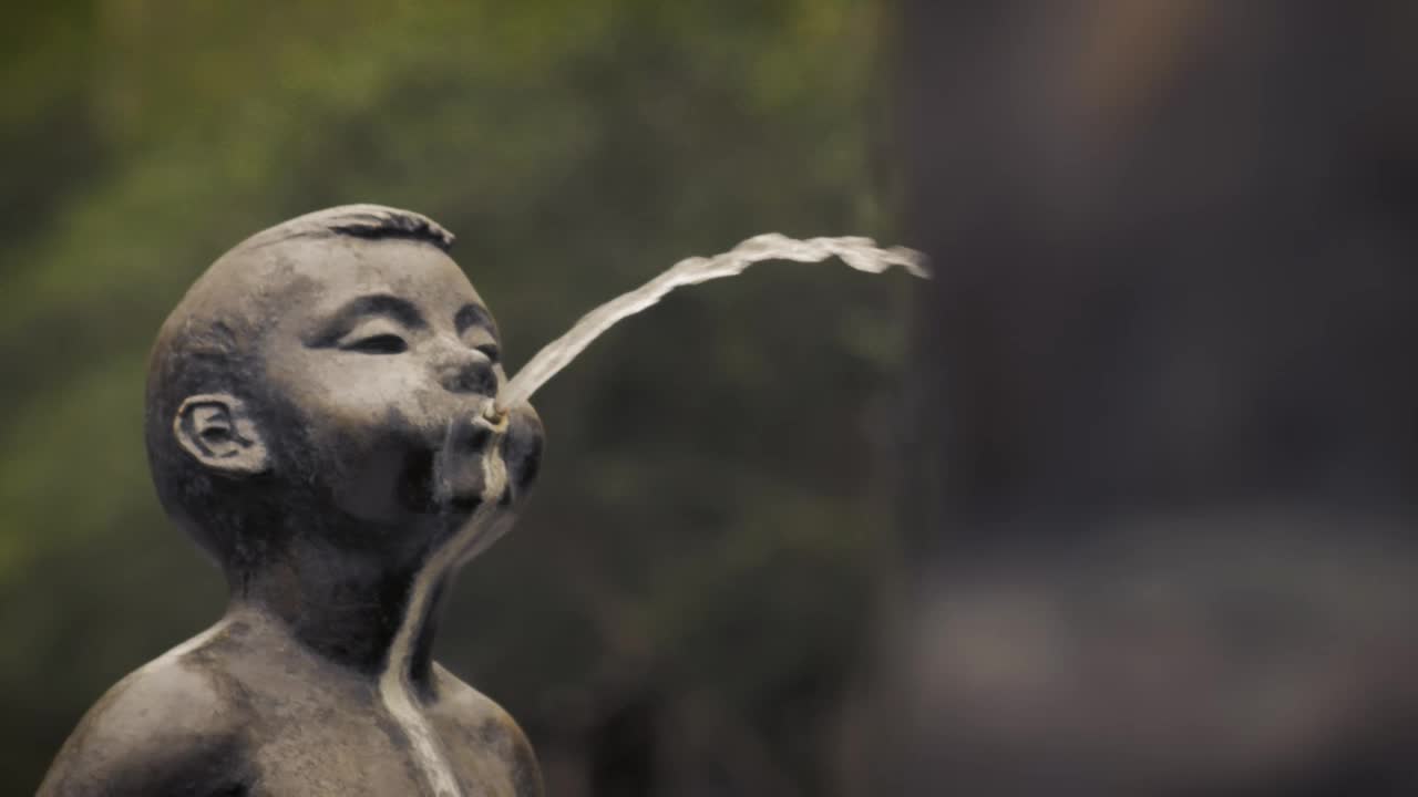 Stock Video Fountain In The Shape Of A Kid Live Wallpaper For PC - Free Download