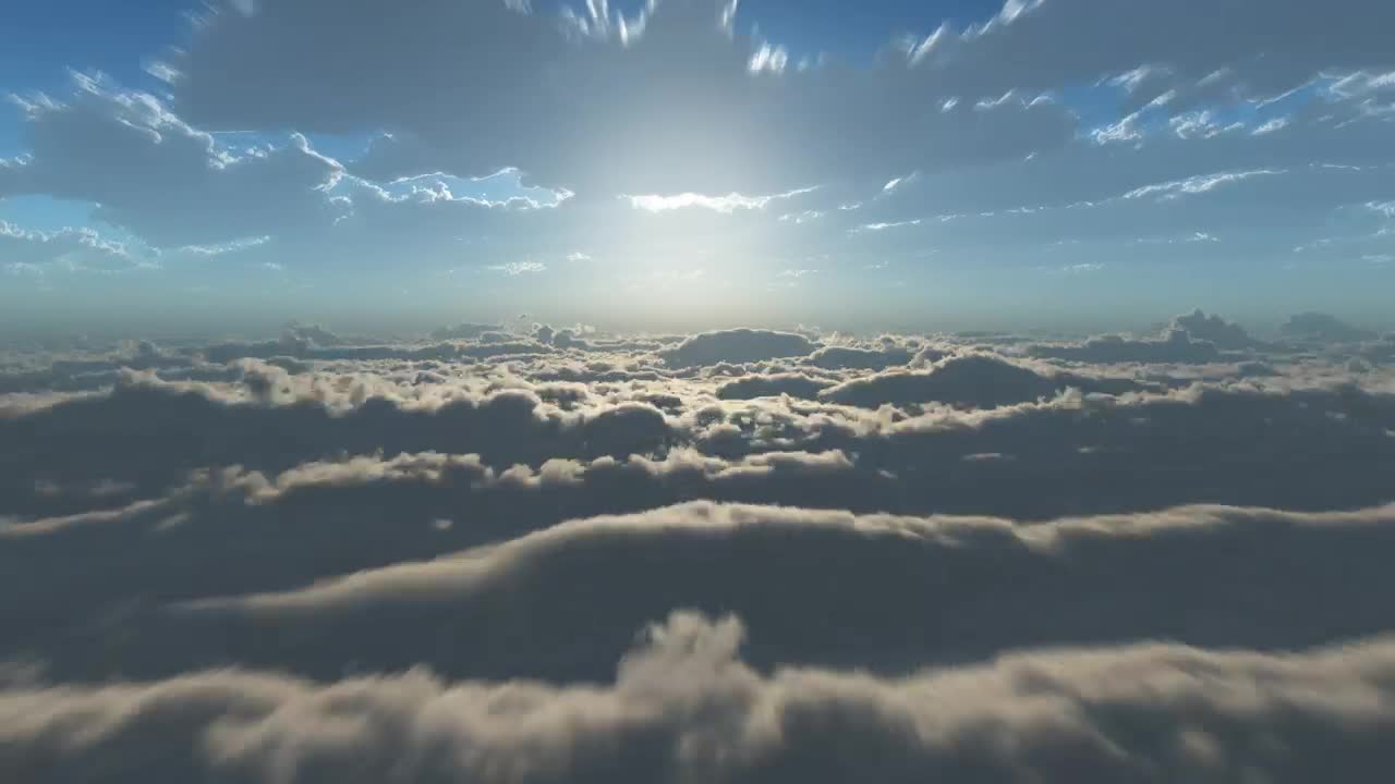 Stock Video Fast Flight Above The Clouds In The Sky Live Wallpaper For PC - Free Download