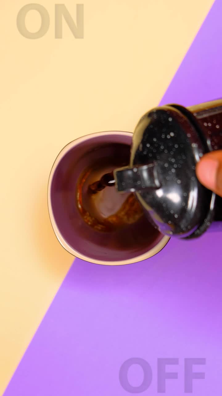 Stock Video Filling A Cup With Coffee On A Surface With Allegory Live Wallpaper For PC - Free Download