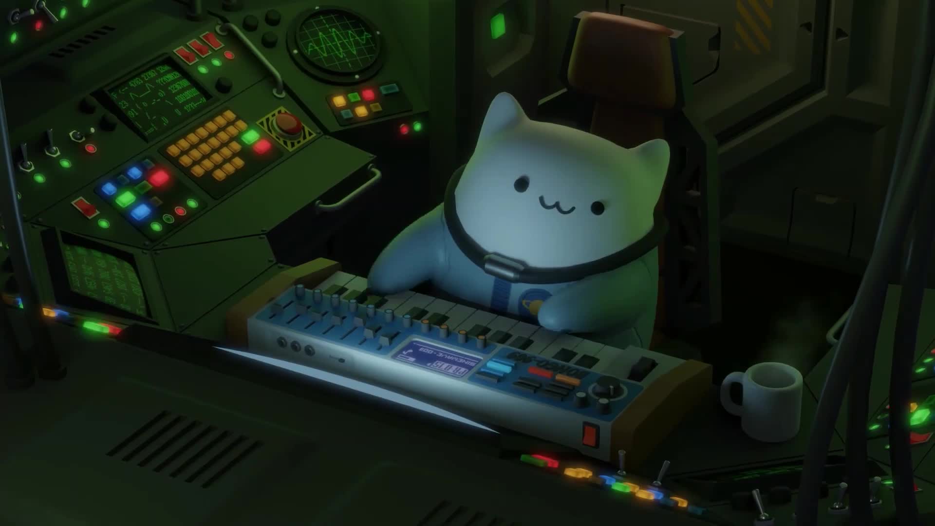Bongo Cat In Space Funny Live Wallpaper - Free Download