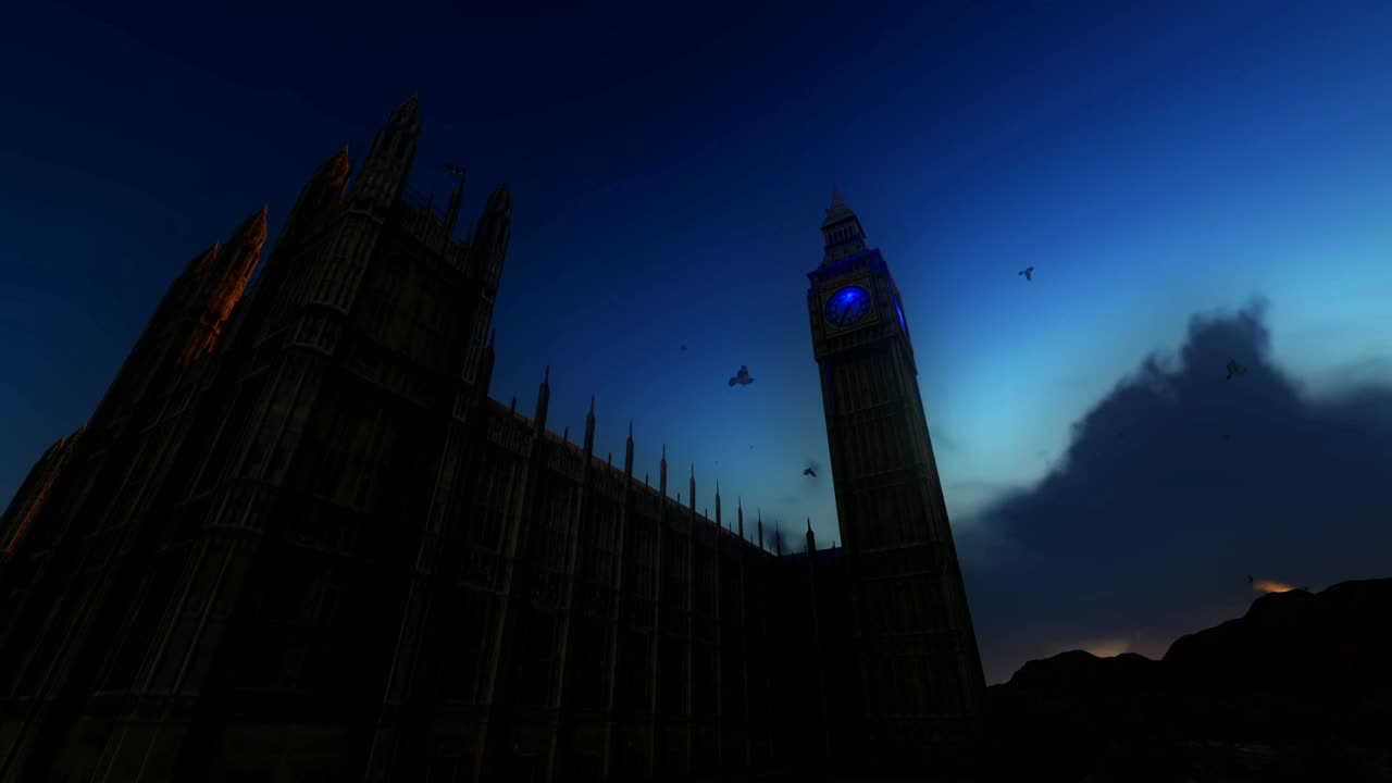 Stock Video Big Ben At Night Seen From Below Live Wallpaper For PC - Free Download
