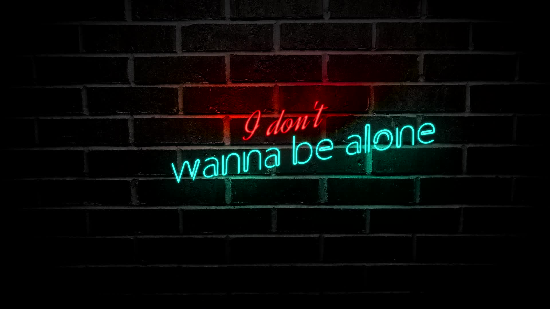 I Dont Wanna Be Alone Live Wallpaper - Free Download