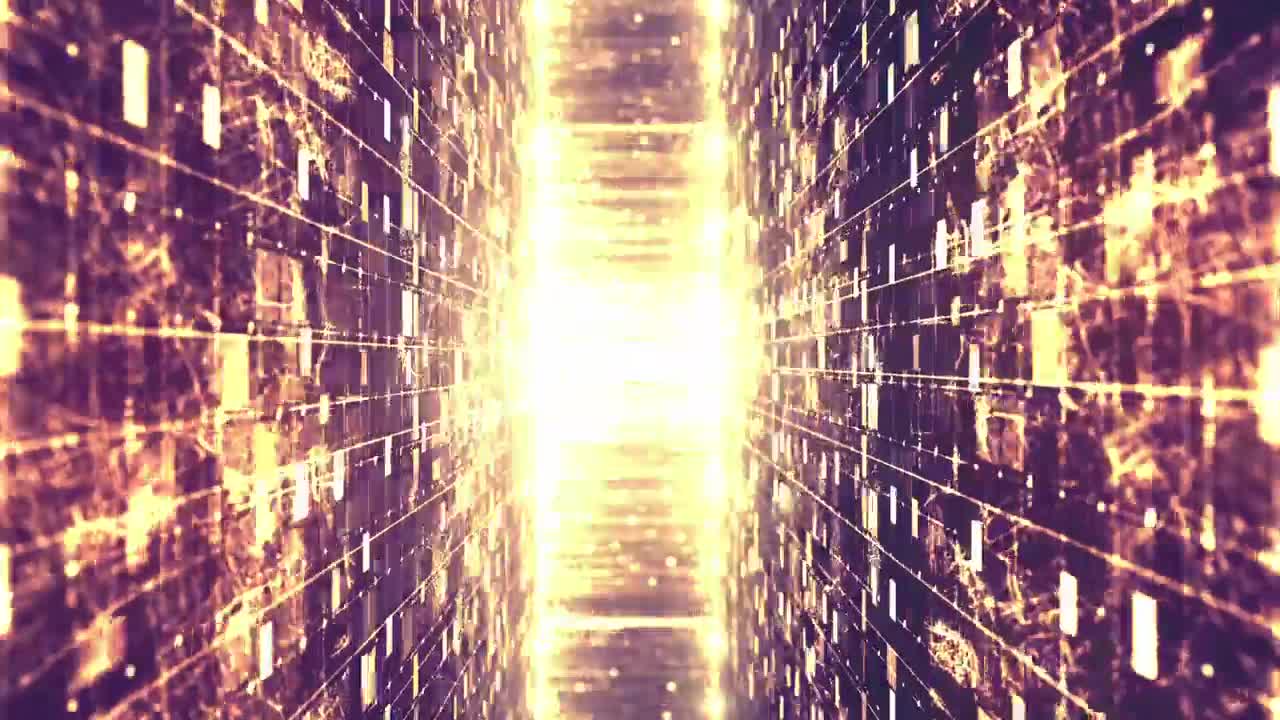 Stock Video Flying Through The Matrix Of Information Live Wallpaper For PC - Free Download