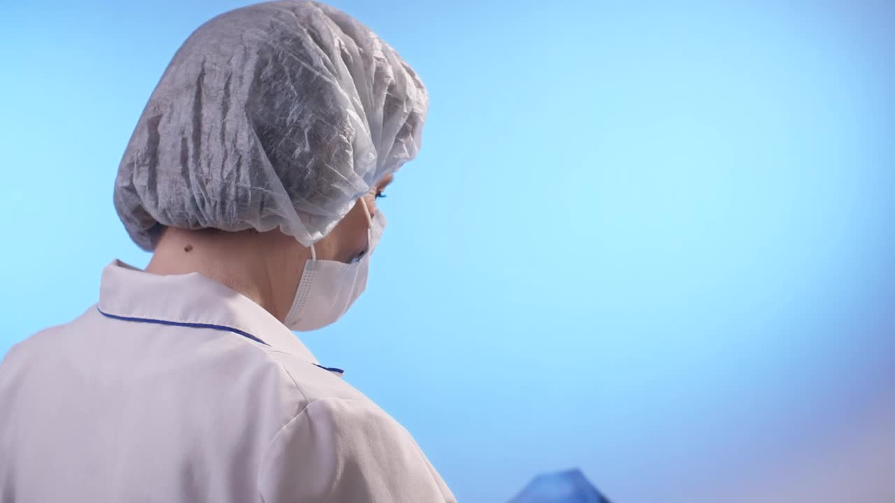 Stock Video Doctor With Mask Checking A Chest X Ray Live Wallpaper For PC - Free Download