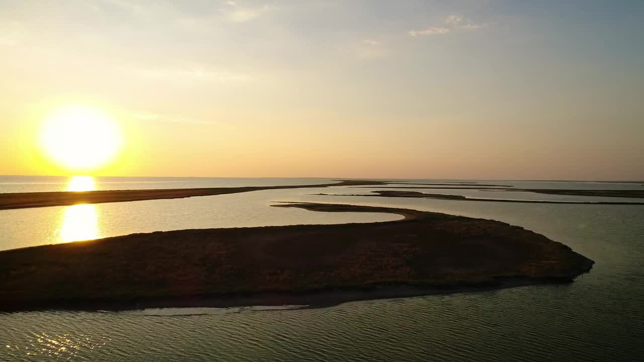 Free Video Stock Small Archipelago During Sunset Live Wallpaper - Free Download