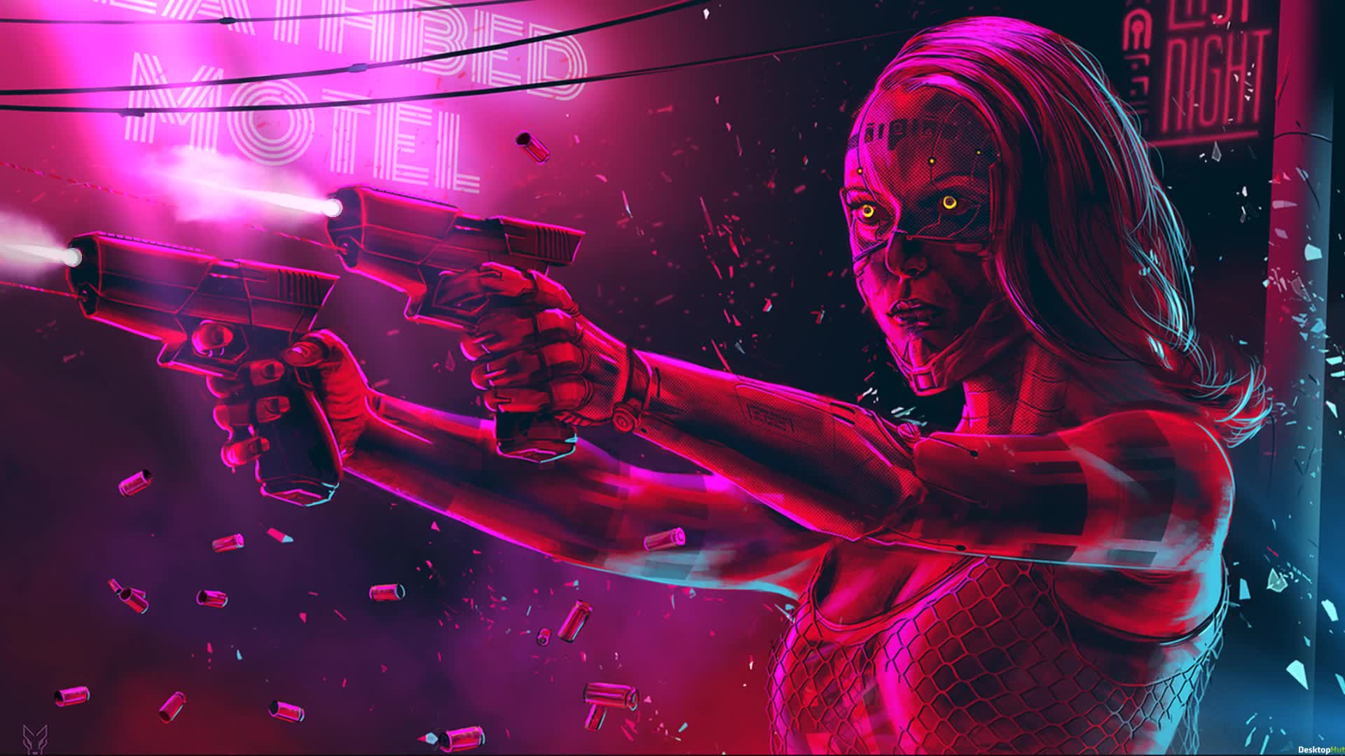 Cyberpunk Assassin Girl Live Wallpaper - Free Download