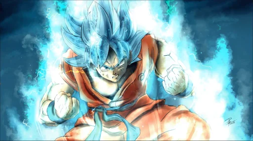 Goku SSJ Blue Dragon Ball Super Anime Live Wallpaper - Free Download