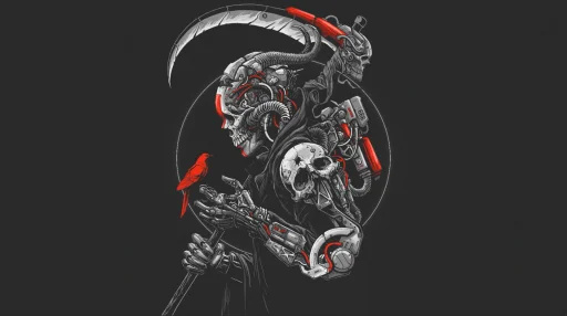 Machine Death Artwork by Sony Wicaksana Live Wallpaper - Free Download