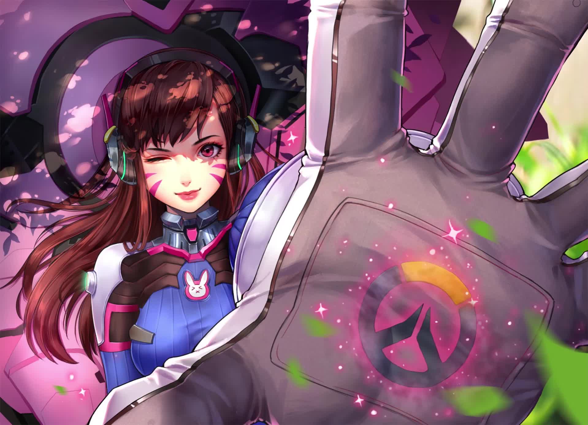 Overwatch Dva Magic Live Wallpaper - Free Download