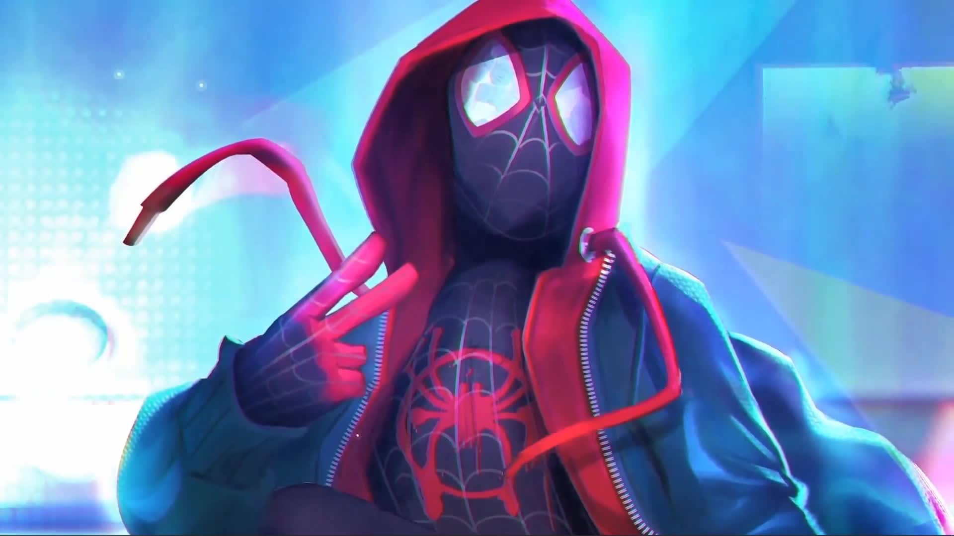 Marvel Miles Morales Spiderman in Spider-Verse Live Wallpaper - Free Download