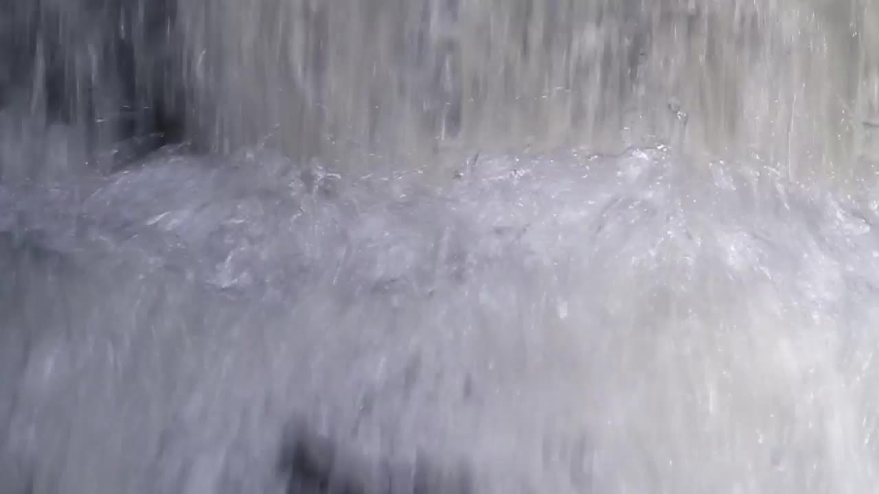 Stock Footage Waterfall Splashing On A Ledge Live Wallpaper - Free Download