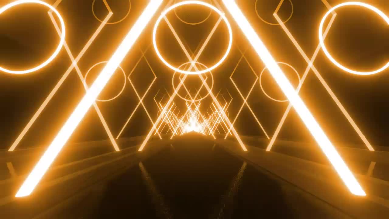 Stock Video Futuristic Passageway Between Many Crossed Lines Live Wallpaper For PC - Free Download