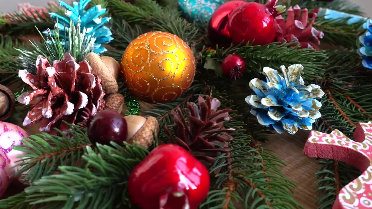 Stock Video Festive Decorations On A Table Live Wallpaper For PC - Free Download