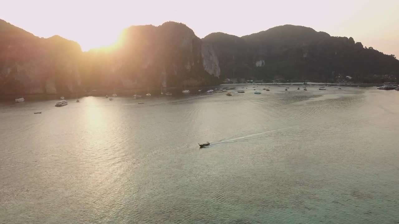 Stock Video Beautiful Sunset In A Bay Live Wallpaper For PC - Free Download