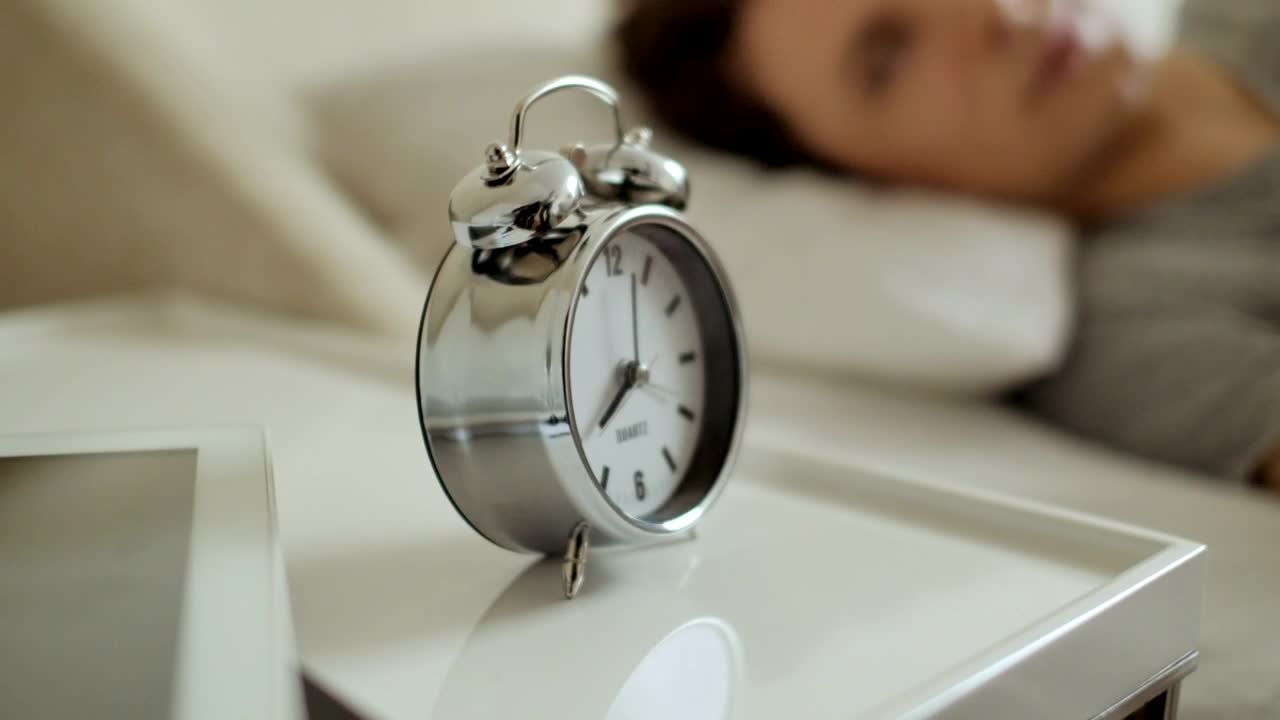 Stock Video Hand Turning The Alarm Clock Off Live Wallpaper For PC - Free Download