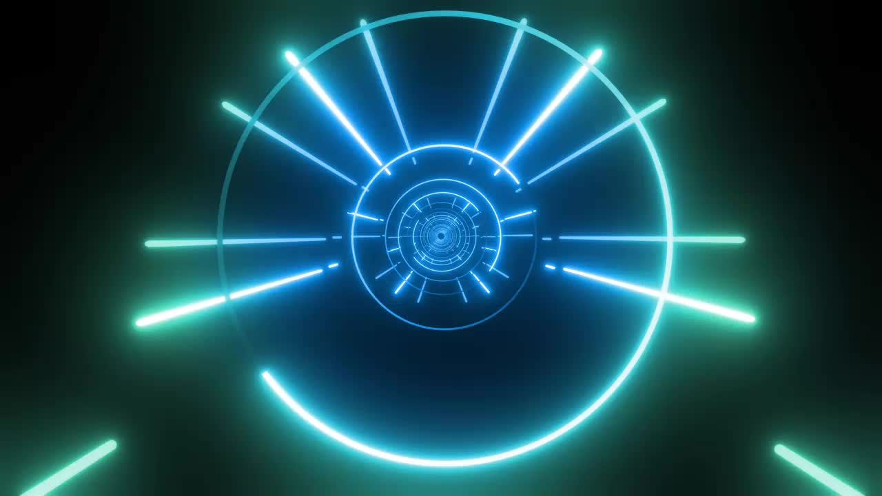 Video Stock Circular Passageway Of Lines And Circles Live Wallpaper For PC - Free Download