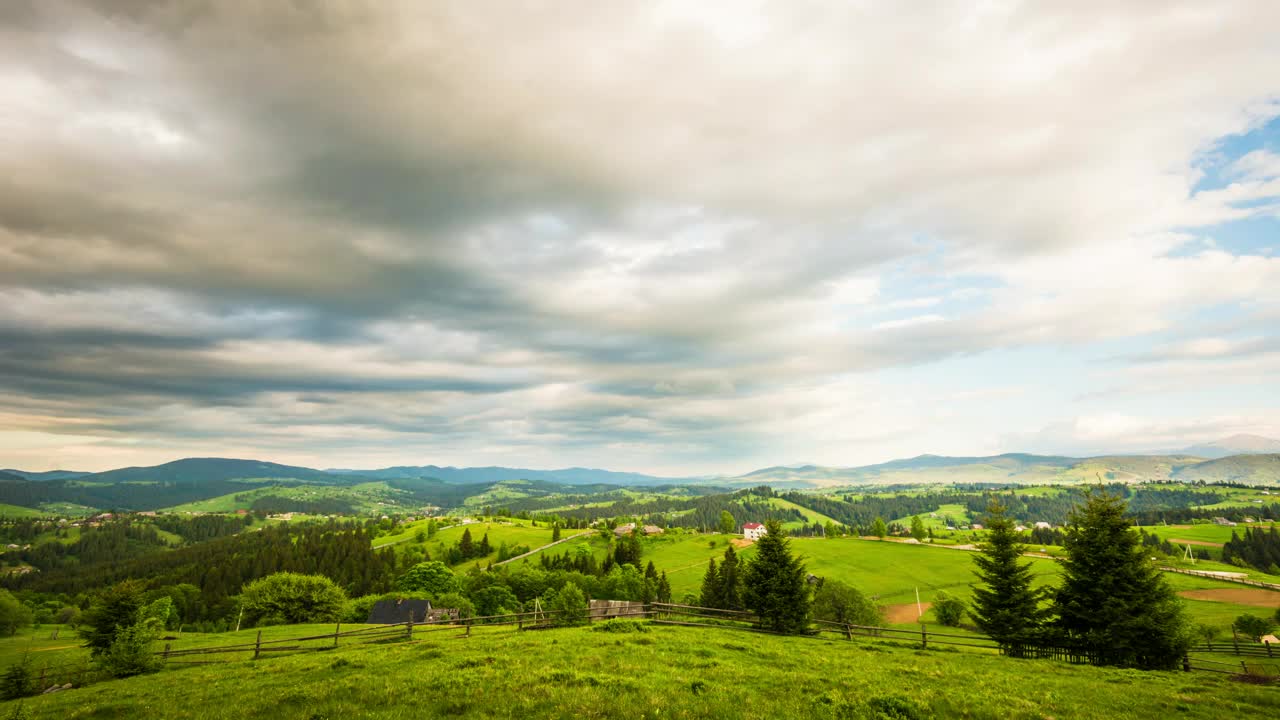 Stock Video Cloudy Afternoon Over The Meadow Live Wallpaper For PC - Free Download