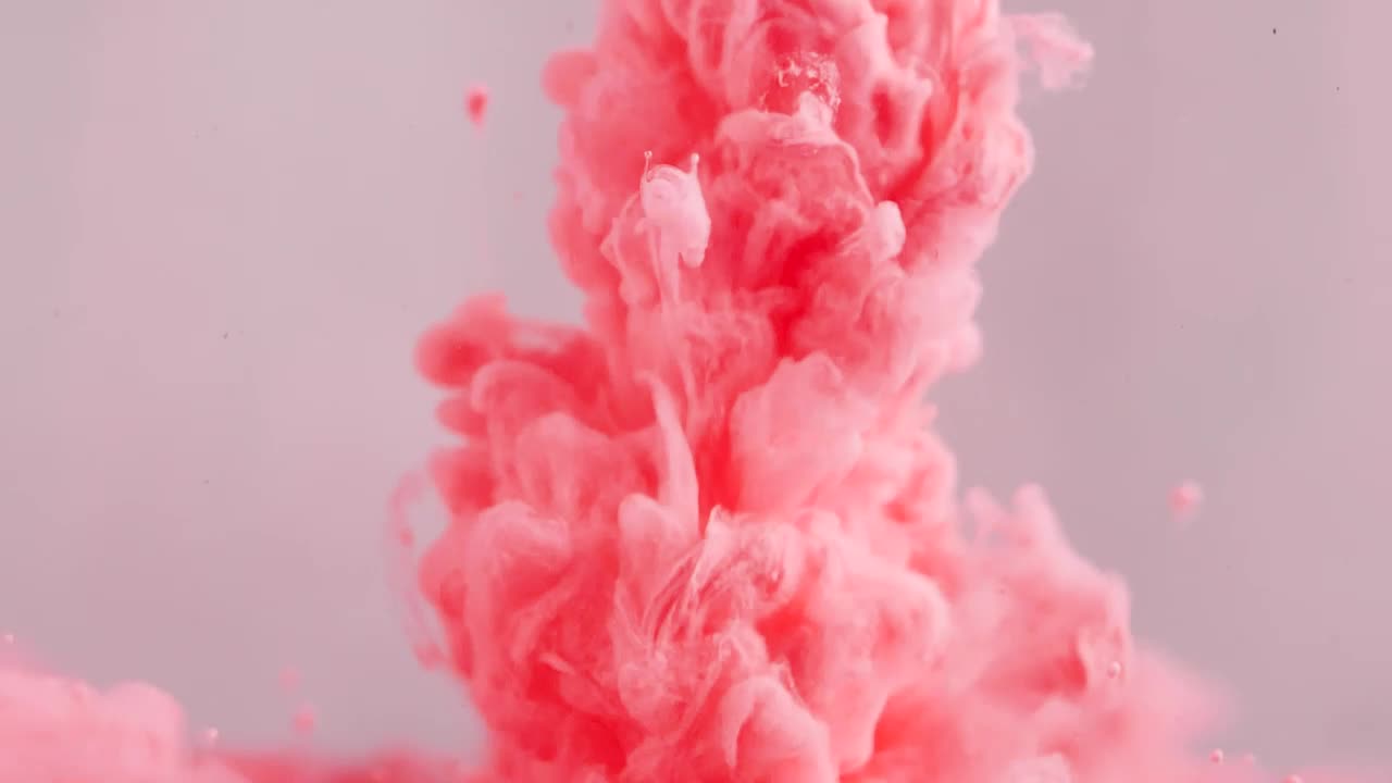 Video Stock Pink Ink Cloud Entering Water Live Wallpaper Free - Free Download