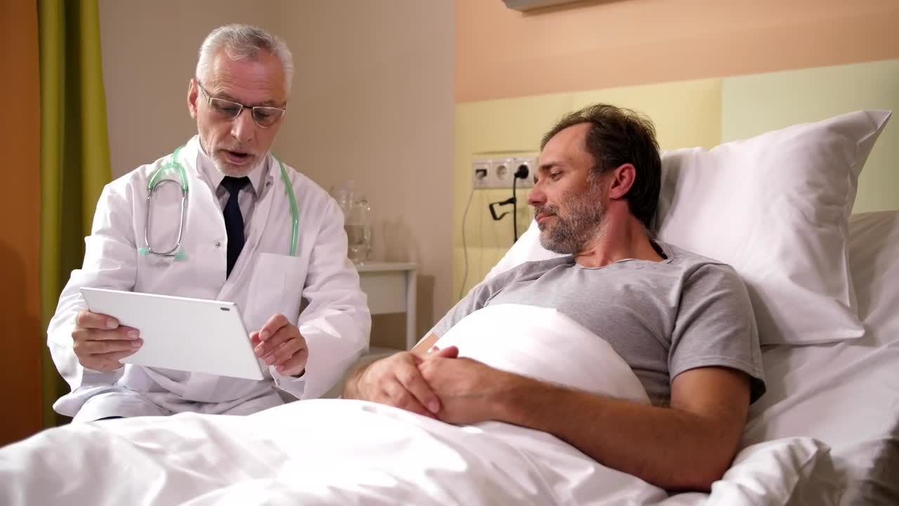 Stock Video Doctor Showing Mri Results On A Tablet Live Wallpaper For PC - Free Download